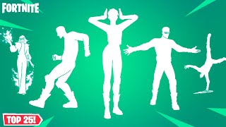 Top 25 Fortnite Emotes From Season 1 Chapter 5 [upl. by Adore]