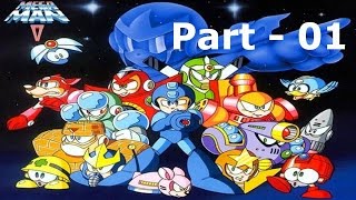 Lets Play Megaman V  Part 01 Stoned Train [upl. by Rratsal856]