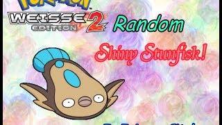 Random Shiny Stunfisk appeared on Pokemon White 2  Critical Capture [upl. by Conlin388]