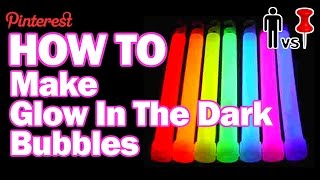 HowTo Make Glow in the Dark Bubbles  Man Vs Pin 29 [upl. by Meil242]