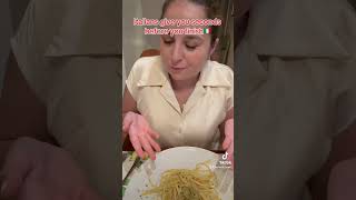 Italians give you seconds before you finish italian italiancomedy comedy funny nonna [upl. by Nirtiac372]