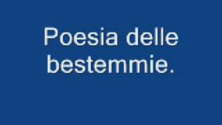 Poesia delle bestemmie [upl. by Ardnasirk]