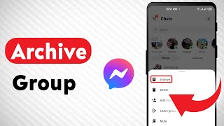 How to Archive A Group on Messenger Updated [upl. by Ultan]