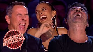 30 of the FUNNIEST Auditions EVER on Britains Got Talent [upl. by Rebeh]