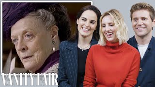 The Cast of Downton Abbey Reviews Maggie Smiths Most Iconic Moments  Vanity Fair [upl. by Sew158]