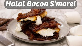 Halal Beef Bacon Smores Cooking with Cass by Midamar Halal [upl. by Abijah335]