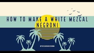 How To Make A White Mezcal Negroni [upl. by Tadeas]