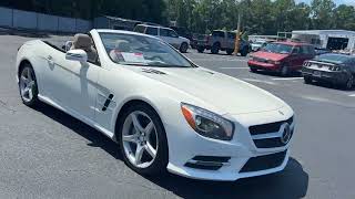 2014 MercedesBenz SL 550 Roadster White [upl. by Esydnac]