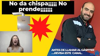 ¿Tu calefont no prende¿No da chispa [upl. by Allebasi]