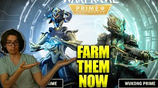 Farm Wukong Prime Equinox Prime NOW In Warframe Prime Resurgence Warframe Hunters [upl. by Ahsined]