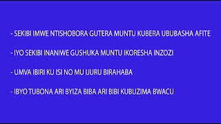 UMVA UKO MUNTU AFITE UBUBASHA NDENGAKAMERE KUBURYO SEKIBI ITABASHA KUMUTERA ARI IMWE [upl. by Akahs]