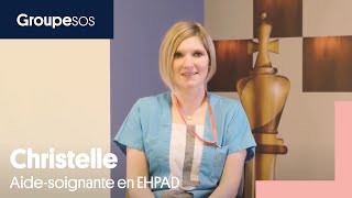 CES MÉTIERS ENGAGÉS  Christelle aidesoignante en EHPAD [upl. by Mariejeanne53]