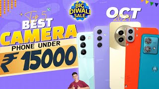 Top 5 Best 5G Camera Phone Under 15000 in Flipkart Big Diwali amp Amazon GIF SALE [upl. by Nivac798]