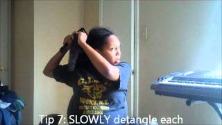 NaturalHairGrowth101 Dealing with Tangled and Matted Hair [upl. by Nafets]