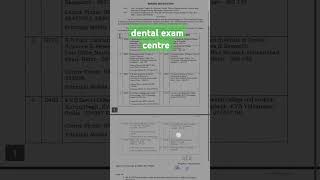 Revised Notification for PG Degree amp Diploma Dental Theory Exam Centres for Exams Nov Dec 2024 [upl. by Lovett]