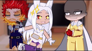 Pro Heroes React To Saitama As New Hero  MHA  OPM  Gacha Club [upl. by Seugram]