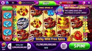 Slotomania game mania dragon only 8 free spin max bet shock shock 275Q🥶😱😱bryar gaming [upl. by Ameh]