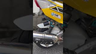 YAMAHA CYGNUS X SE12J THRC Exhaust sound shorts マフラーサウンド シグナスX [upl. by Atteuqram]