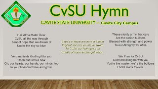 Cavite state University Hymn CvSU Hymn  with lyrics amp vocals [upl. by Obnukotalo]