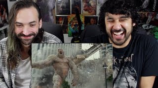 RAMPAGE  OFFICIAL TRAILER 1 REACTION amp REVIEW [upl. by Assirolc]