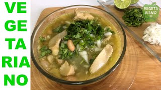 SETAS EN SU JUGO Plato Vegano extremadamente rico Cocina vegetariana mexicana VEGETARIANO 33 [upl. by Gar978]