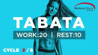 Workout Music Source  TABATA Cycle 28 With Vocal Cues Work 20 Secs  Rest 10 Secs [upl. by Girard]