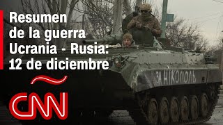 Resumen en video de la guerra Ucrania  Rusia 12 de diciembre [upl. by Sakmar87]