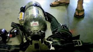 Scott 22 SCBA Airpack PASS Alarm Demonstration [upl. by Normie]