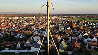 20241103 Panoramarundblick vom Wingertsbergturm in Dietzenbach über das RheinMainGebiet [upl. by Thapa]