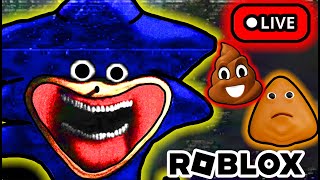 POU JUEGA ROBLOX CON SUSCRIPTORES EN VIVO 🔴 Juegos y Gameplays Shin Sonic [upl. by Eidak660]