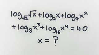 Q353  Math Olympiad  Algebra  2010 AMC 12B Problem 12  Logarithm Properties [upl. by Yorel]