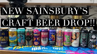 Have British Supermarkets Quit On Craft Beer  Sainsburys Craft Beer Drop Sept 2024 [upl. by Ardnuasac]