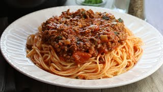 Quick amp Easy Spaghetti Bolognese [upl. by Andriana]