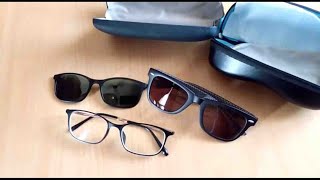 lenskart specs  clip on amp wayfrarer sunglasses  golden membership  lenskart unboxing and review [upl. by Akciret]