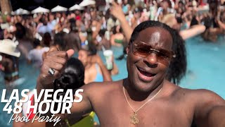 48 Hours In Las Vegas Pool Party Luxury Shopping 5 Star Restaurant [upl. by Hirai]