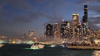 🎆 Spectacular Fireworks at Navy Pier Chicago 🎆 [upl. by Bundy]