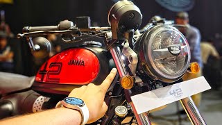 Jawa 42 New Model 2024  Jawa 42 FJ  Exhaust Sound New Updates amp On Road Price [upl. by Kaspar]