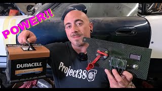 MK2 MX5 MIATA BATTERY UPGRADE  MX5 TURBO BUILT pt 53 [upl. by Ulrike]