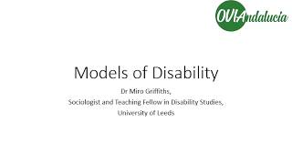 Models of Disability [upl. by Dias]