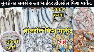 Mumbai Mira Bhayandar Fish Market latest Video  Bhayandar West Fish Market  Bhayandar Fish Market [upl. by Aitercal]