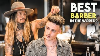 BEST BARBER IN THE WORLD 2018  Amazing Hairstyle and Experience  BluMaan 2018 [upl. by Zonda]