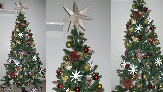 Fazendo Enfeites e Decorando a Arvore de Natal [upl. by Gabbi219]