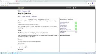 CSESFI PYTHON Digit Queries [upl. by Rednazxela]