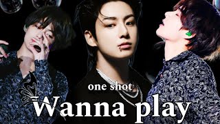 Wanna play  Taekook one shot Hot love story🥵🥵🎥 taekooklovestoryhindidubbed [upl. by Blodget]