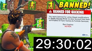 I tested a HACKER to get BANNED within 30 MINUTES Fortnite Battle Royale [upl. by Brandi]