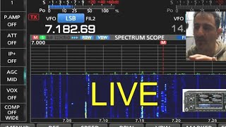 ICOM IC7610  LIVE HAM RADIO  M0FXB [upl. by Randolph417]