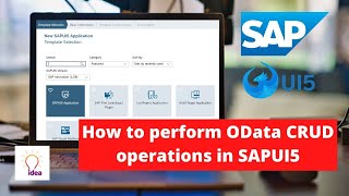 How to perform OData CRUD operations in SAP UI5 [upl. by Jaqitsch]