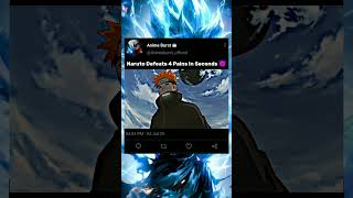 Naruto Defeats 4 Pains In Seconds 😈  shorts shortvideo naruto narutoshippuden pain viral [upl. by Missi476]