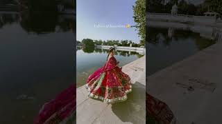 Colours of rajsthan ghoomar ghoomarsonglengha cholimoviepadmavatiridhima sharma [upl. by Etyak]