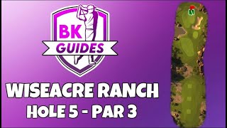 WISEACRE RANCH  Hole 5 Hole in One Par 3  BK Guides  Golf Clash Tips [upl. by Einafets133]